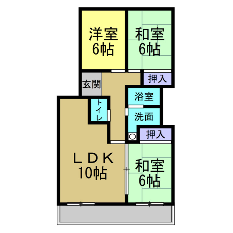 大豊ヒルズの間取り