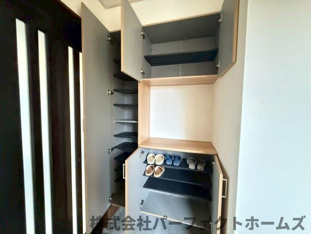 茄子作1丁目戸建の収納|ちょっとした収納スペースも充実しています