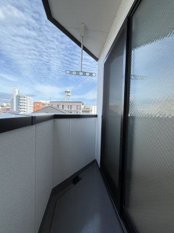 グランツあびこのバルコニー