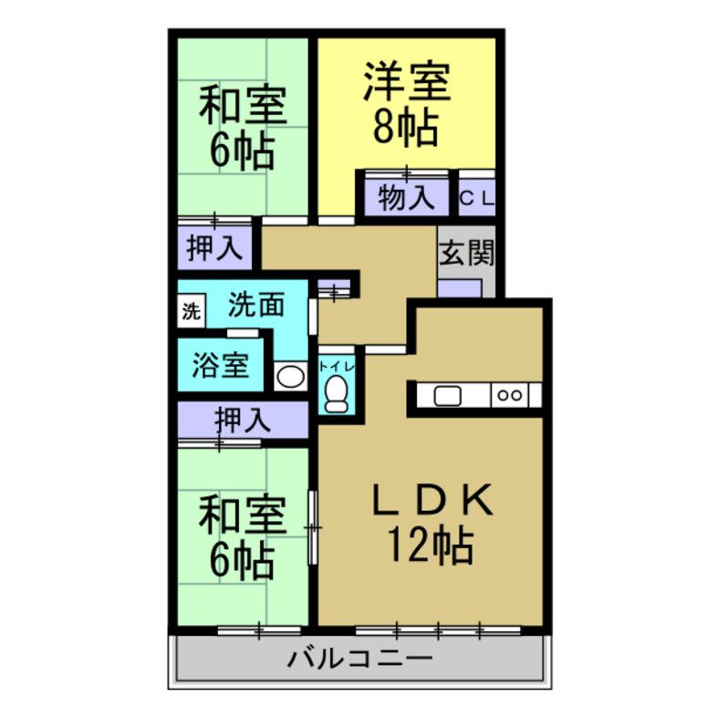 大豊ヒルズの間取り
