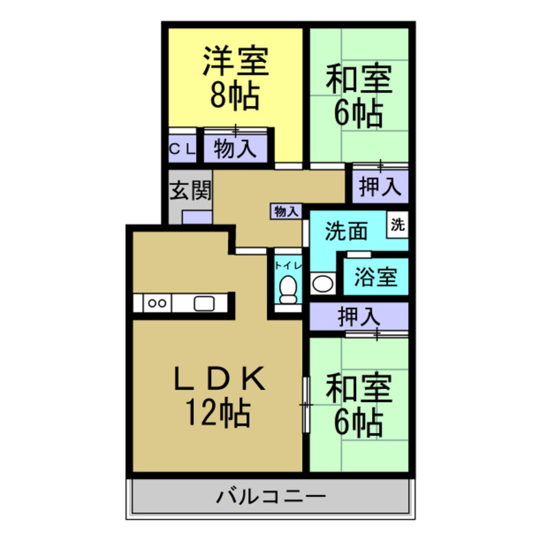 大豊ヒルズの間取り