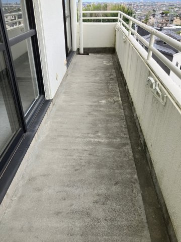 大豊ヒルズのバルコニー