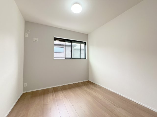 羽村市羽中2丁目　新築戸建全3棟の洋室|【洋室2】5.2帖