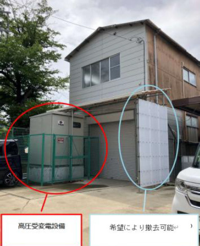 葛飾区宝町２丁目の倉庫の外観