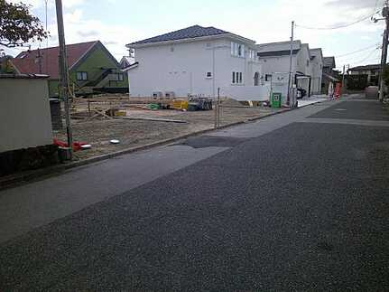 廿日市市福面2丁目の前面道路含む現地写真