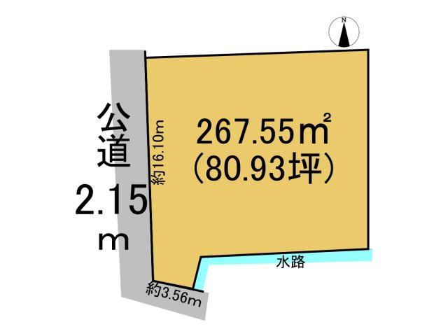 売土地　大垣市田町4丁目　80.93坪