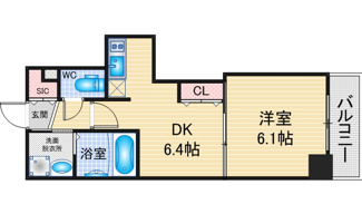【間取り】 | エステムプラザ名古屋駅前プライムタワー | 略図の為、現状優先