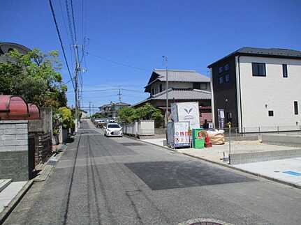 廿日市市福面2丁目の前面道路含む現地写真