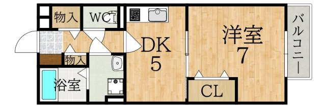 グランモア学園前の間取り