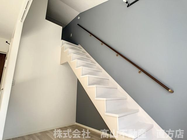 直方市大字下新入のアパートの内装