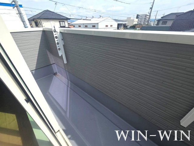 下地町戸建貸家のバルコニー