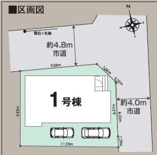 【区画図】 | 西舞子５丁目　新築戸建