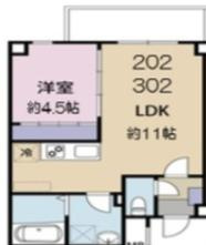【間取り】 | アリビラ六甲