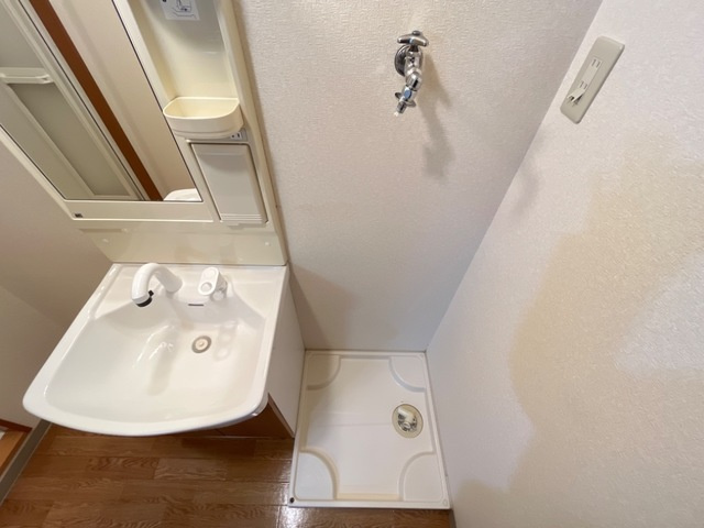 フォレストMCの洗面所|洗濯機置場