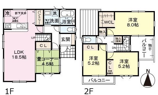 広島市佐伯区美鈴が丘東２丁目 美鈴が丘の間取り