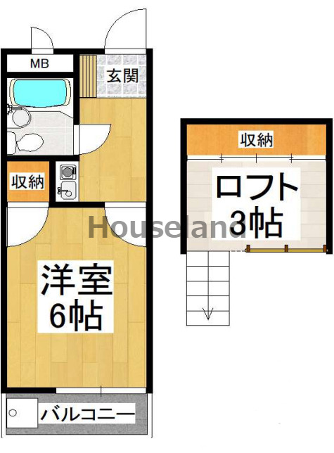 ヨーロピアン市小路の間取り