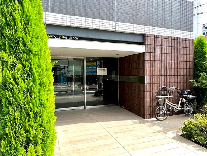 ハーモニーレジデンス東京イーストゲートのエントランス