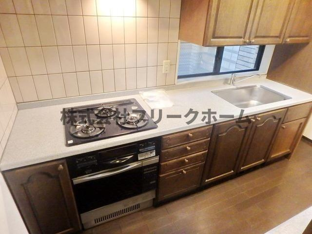 小金井市緑町４丁目の賃貸マンションのキッチン|※別号室参考写真になります。