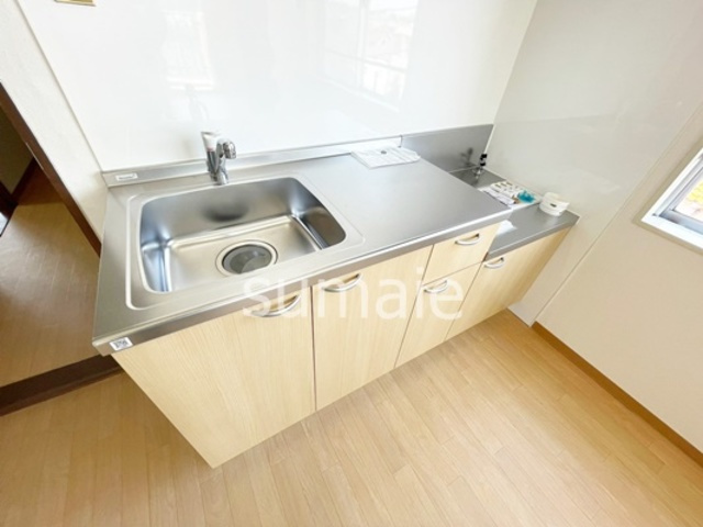 ハピネス指扇壱番館のキッチン|ガスコンロ設置可能です