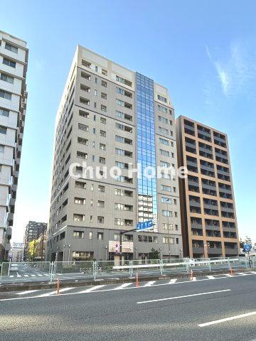 東京錦糸町シティタワーの外観|2000年8月築。ペットの飼育可能マンションです。