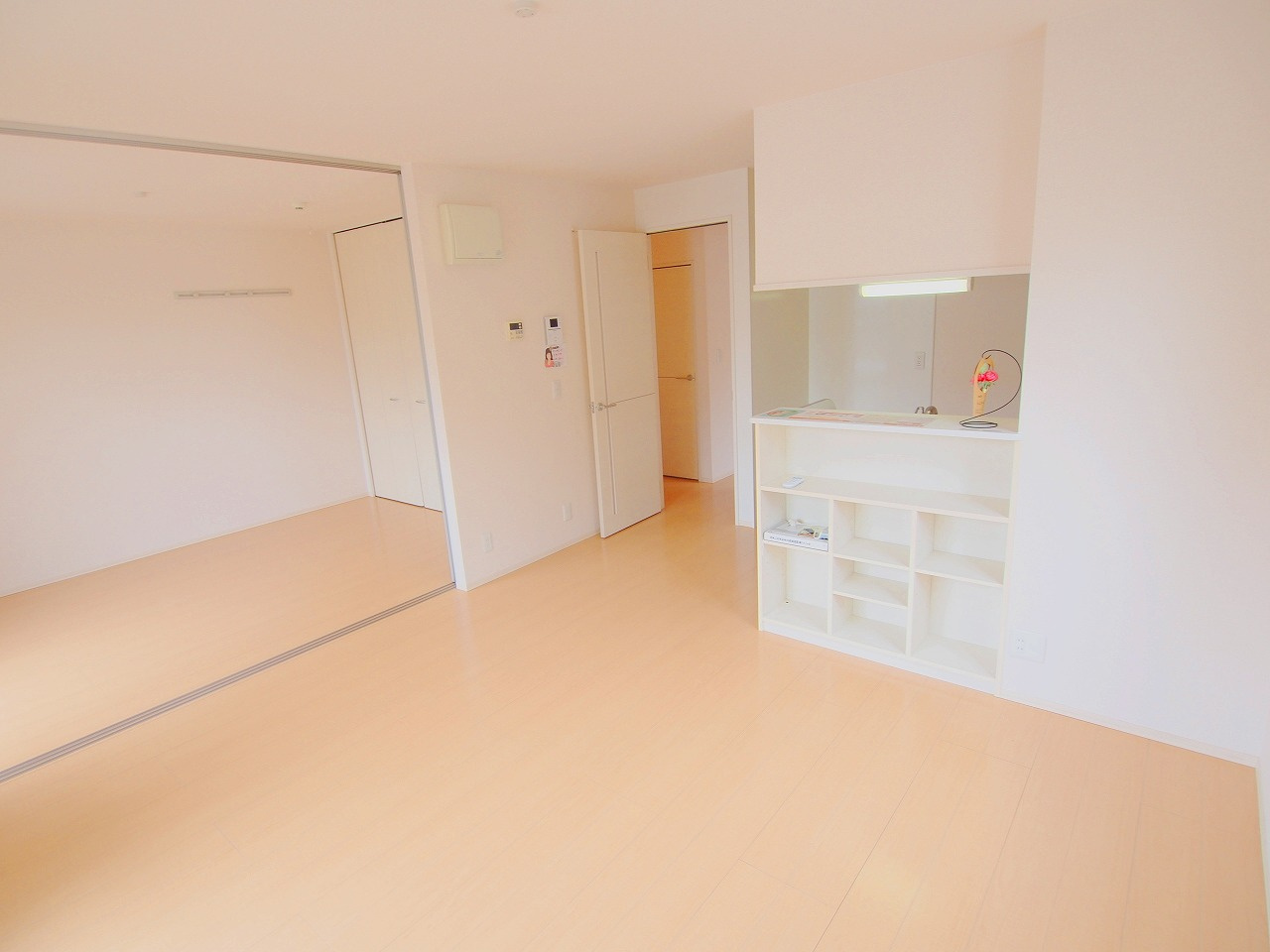 ハーミテージ　B棟の居間・リビング