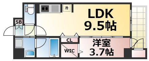 【間取り】 | セイワパレス深江橋駅前　仲介手数料無料