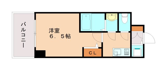 エスリード神戸兵庫駅ミッドポートの間取り
