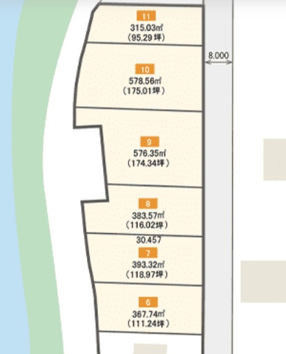 【建築条件付き】石狩郡当別町幸町　全10区画の土地図|※既に申し込みが入ってる区画がございました場合は、何卒ご容赦くださいませ。詳細お問合せくださいませ。