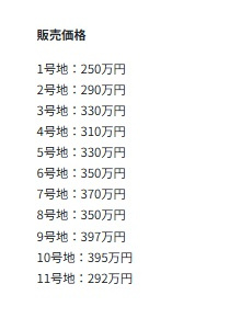 【建築条件付き】石狩郡当別町幸町　全10区画のその他|※既に申し込みが入ってる区画がございました場合は、何卒ご容赦くださいませ。詳細お問合せくださいませ。※1,2,4号地は上水道引込工事が必要になります。