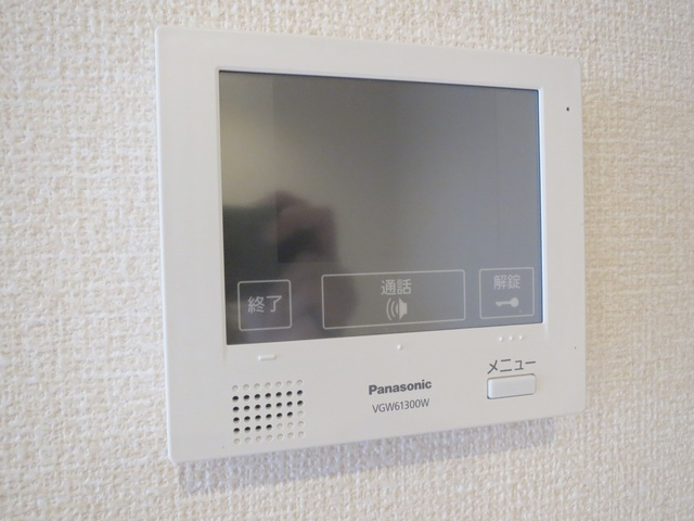 ソレイユ・ジンのセキュリティ|大きなパネルで来客者様を確認していただけます♪