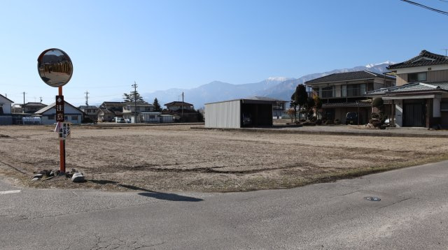 池田町会染　売土地の外観