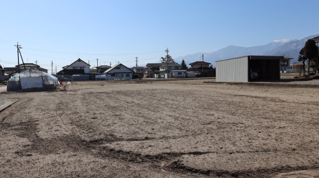 池田町会染　売土地の外観
