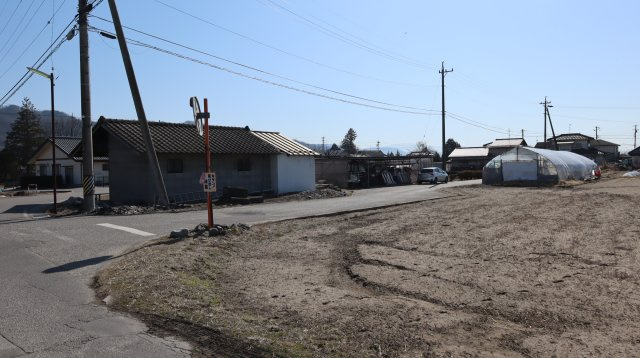 池田町会染　売土地の外観