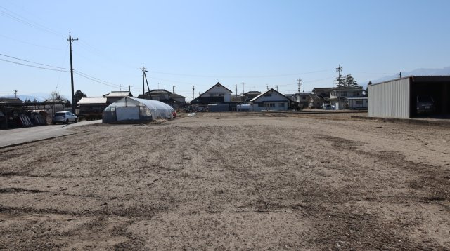 池田町会染　売土地の外観