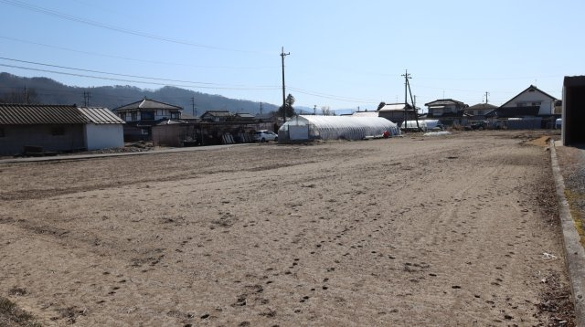 池田町会染　売土地の外観