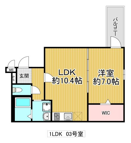 大阪市鶴見区今津中５丁目のアパートの間取り