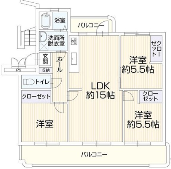 大町団地22号棟の間取り|間取り図です☆