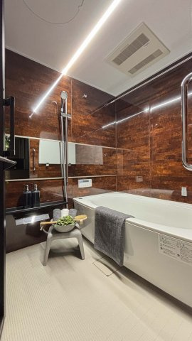 パークコート市谷仲之町の浴室|コンパクトで使いやすいお風呂です