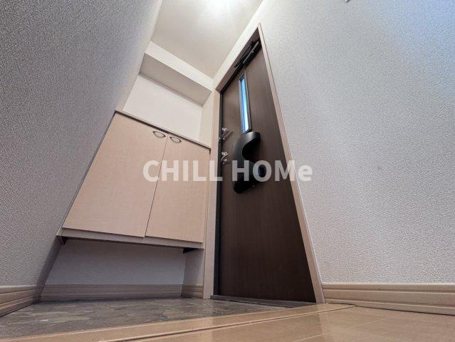 セジュール赤城Ｂの玄関|当社、チルホームのHPもご覧ください(^^)/物件情報多数♪