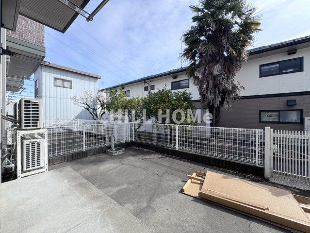 セジュール赤城Ｂのバルコニー|当社、チルホームのHPもご覧ください(^^)/物件情報多数♪