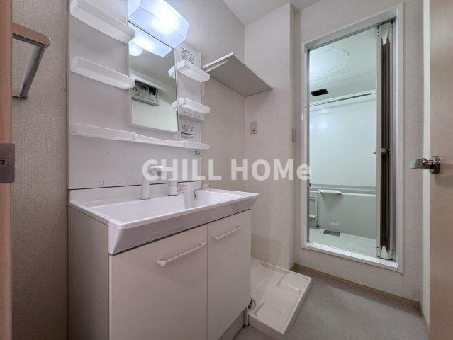 セジュール赤城Ｂの洗面所|当社、チルホームのHPもご覧ください(^^)/物件情報多数♪