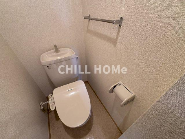 セジュール赤城Ｂのトイレ|当社、チルホームのHPもご覧ください(^^)/物件情報多数♪