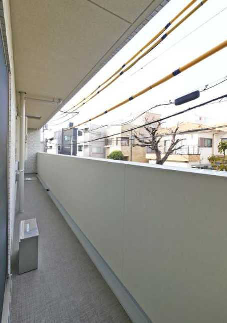 仮称）PREMIUMCUBE世田谷　新築　ペット相談　駅近　敷金礼金0のバルコニー