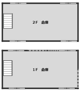 【間取り】 | O様野上中倉庫