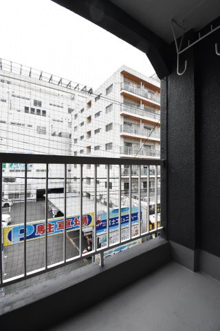 ソラーナあびこのバルコニー