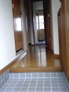 グリーンキャッスルの玄関