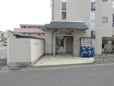 明るく開放的なエントランス