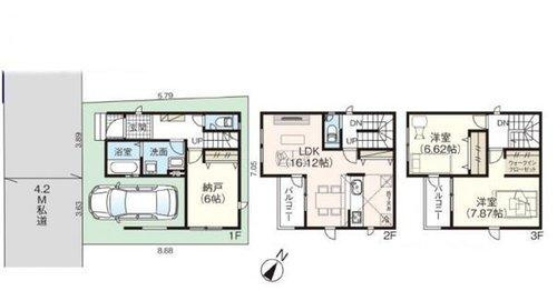 越谷市神明町　新築戸建て
