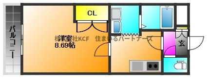 レ　クルールの間取り
