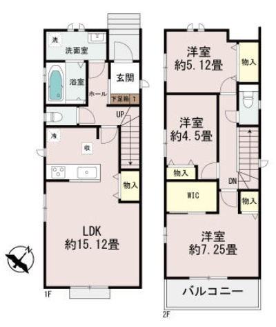 神戸市西区樫野台6丁目の間取り